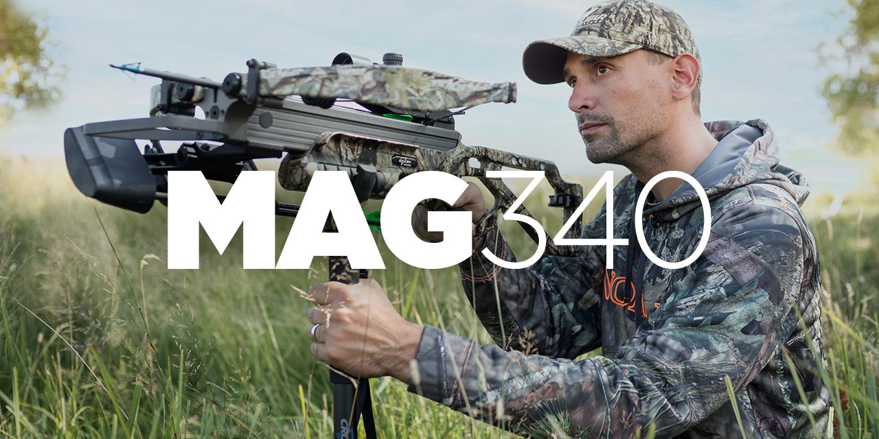 Mag 340 crossbow in Mossy Oak camo