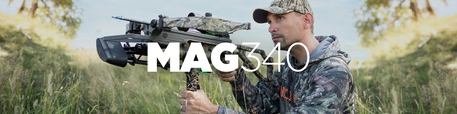 Mag 340 crossbow in Mossy Oak camo